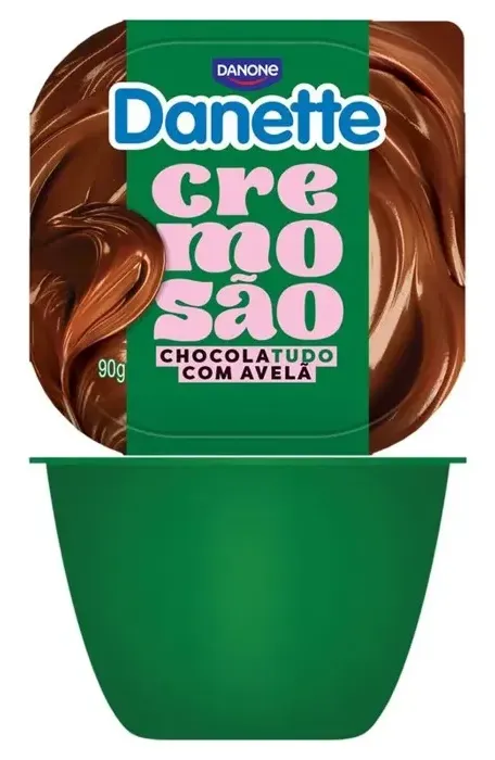 DANETTE CREMOSÃO CHOCO C/ AVELÂ 90GX48