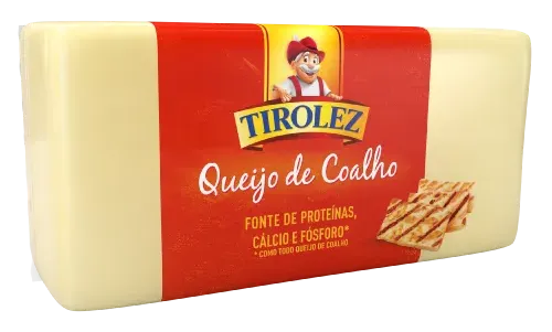 QUEIJO COALHO TIROLEZ 2KG CX 12 KG
