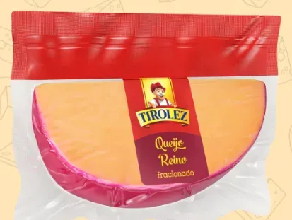 QUEIJO REINO FRACAO TIROLEZ 180G CX 3,6KG