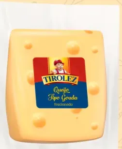 QUEIJO GOUDA FRACAO TIROLEZ 188G CX 3,38KG